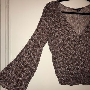 American Eagle bell-sleeve top